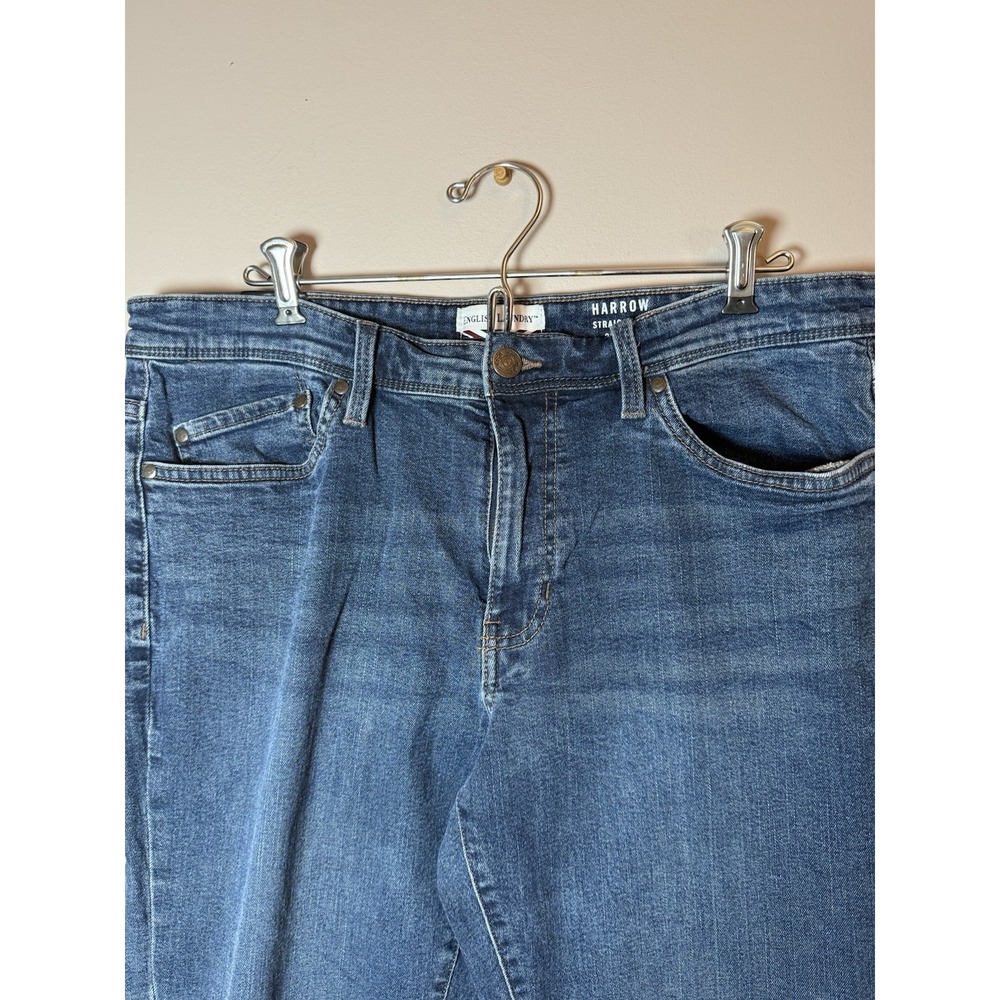 English Laundry Jeans Men 36x32‎ Blue Medium Wash Cotton Harrow Straight fit - Picture 2 of 5